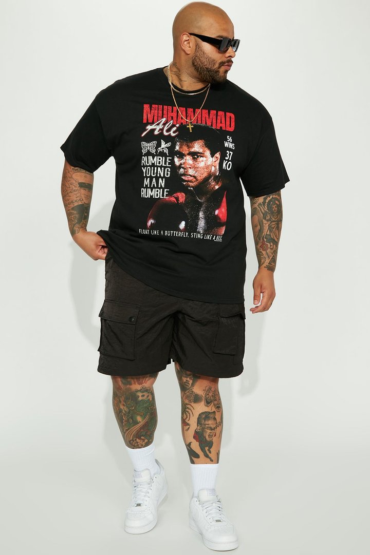 Muhammad Ali Rumble Short Sleeve Tee - Black