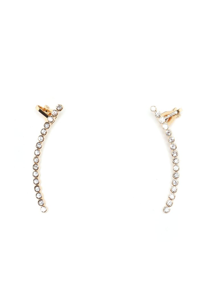 That Girl Rhinestone Ear Cuff - Gold