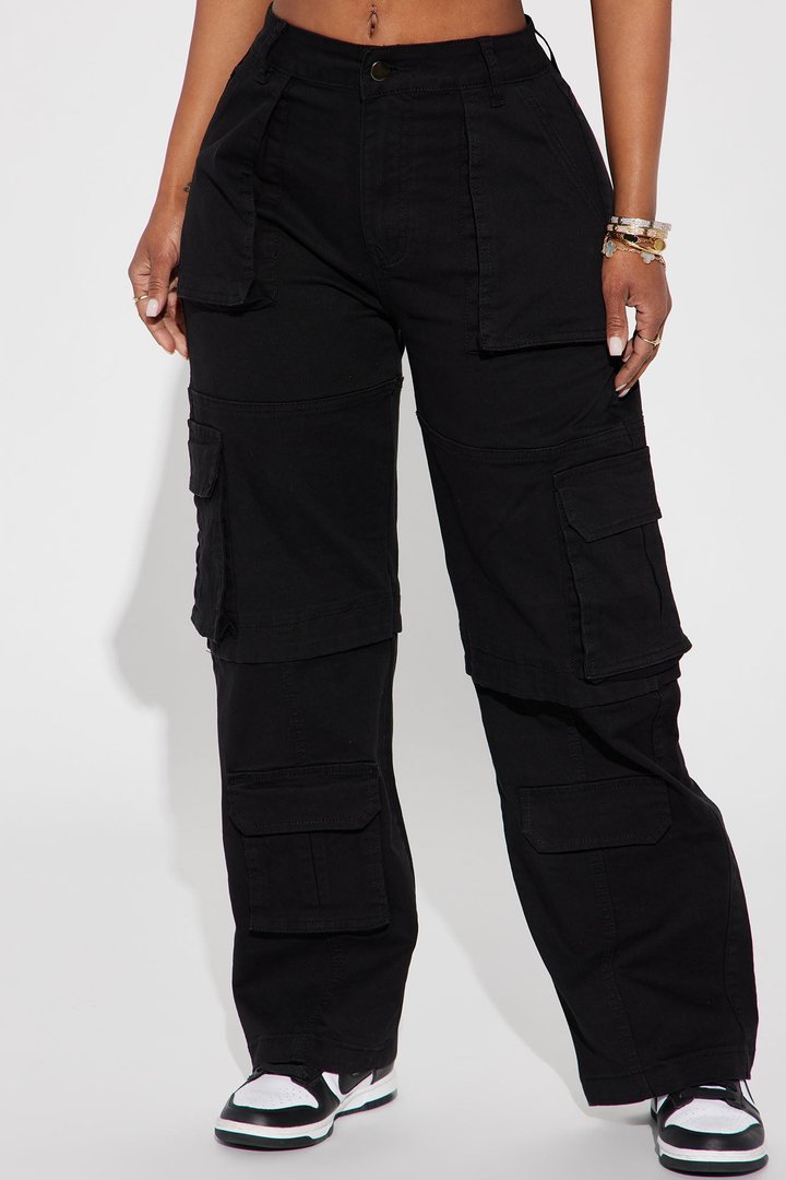 Can't Deny Cargo Pant - Black