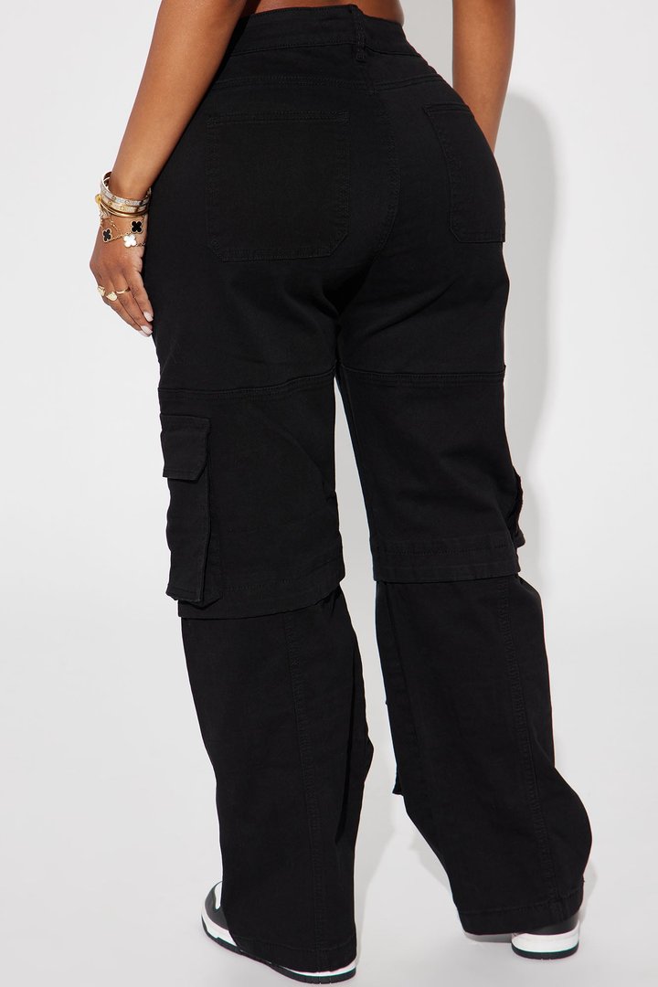 Can't Deny Cargo Pant - Black