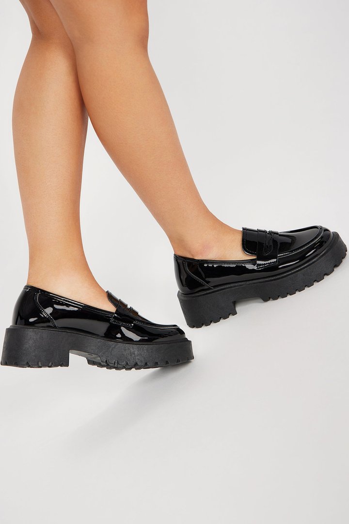 Off To Class Loafers - Black