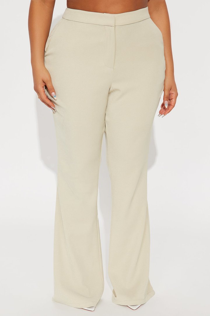Breaking Even Flare Trouser - Sage