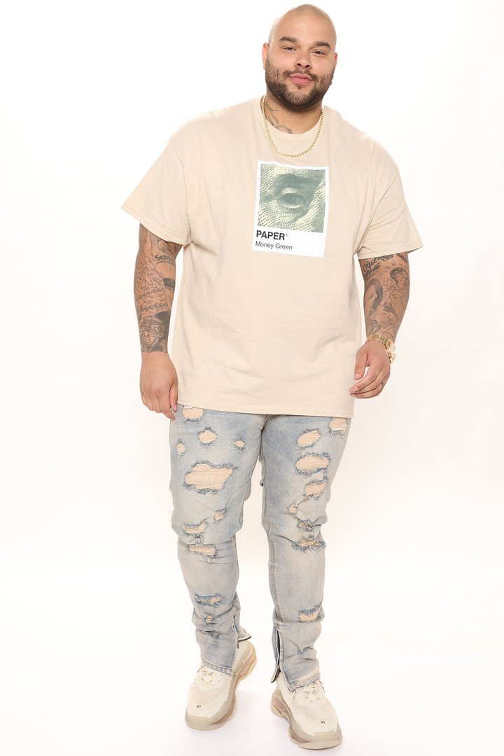 Stay Positive Skinny Jean - Light Blue Wash