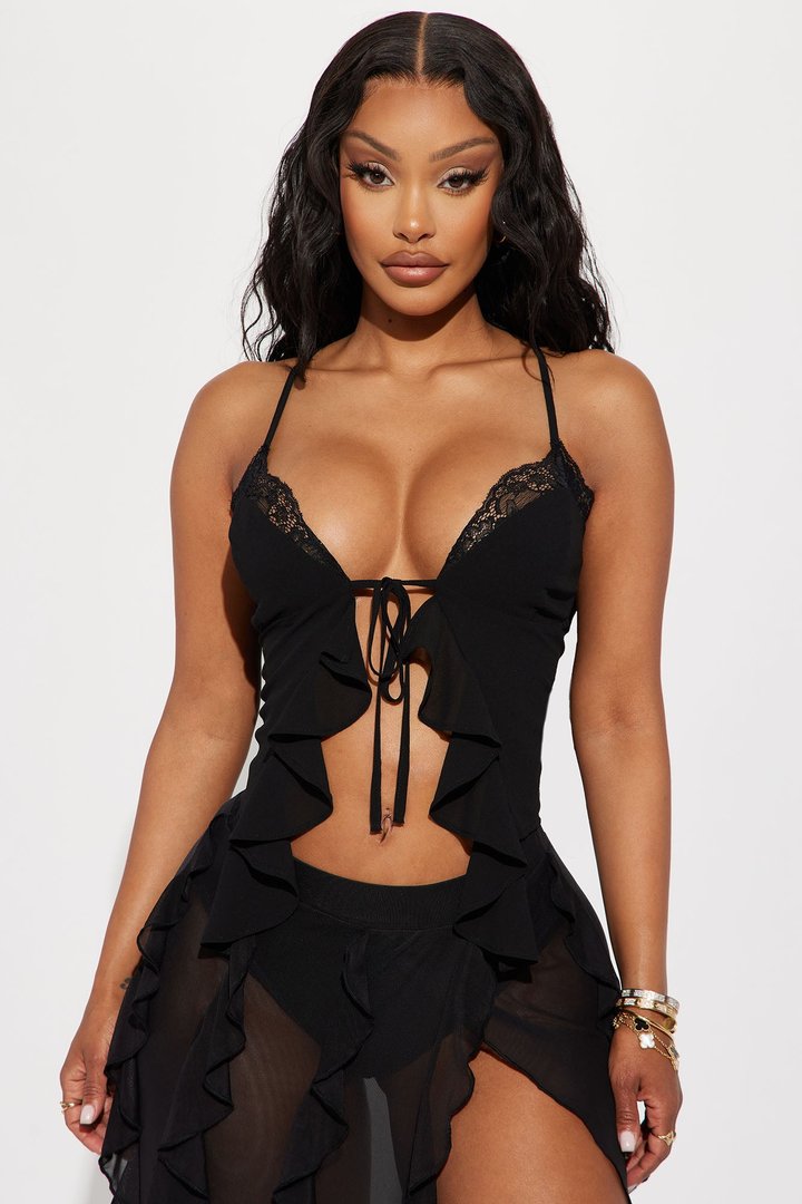 Aluna Cami Top - Black