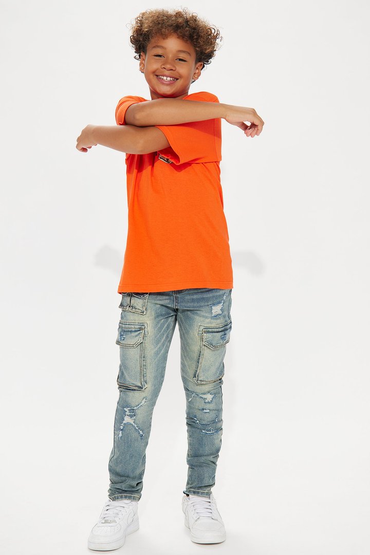 Mini Make Money Short Sleeve Tee - Orange