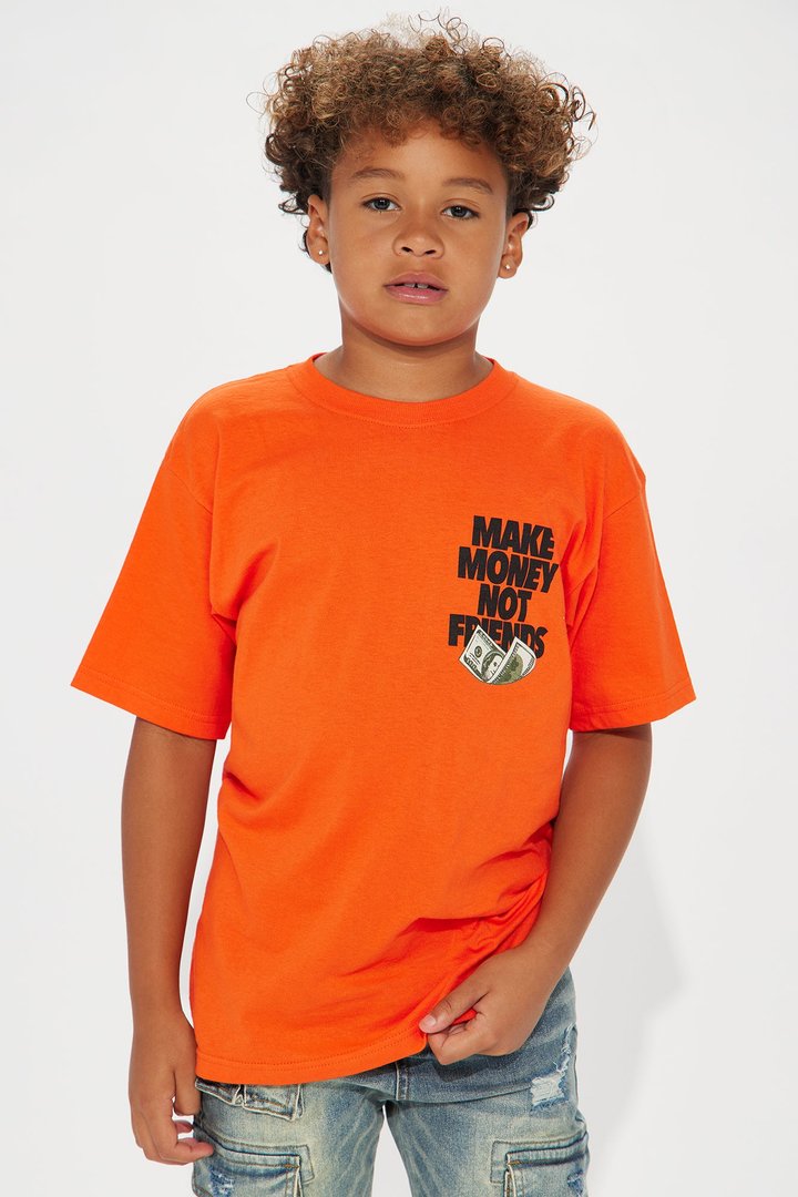 Mini Make Money Short Sleeve Tee - Orange