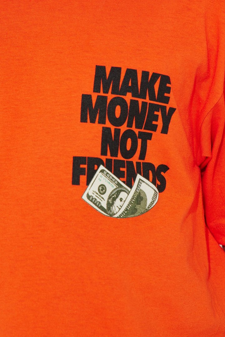 Mini Make Money Short Sleeve Tee - Orange