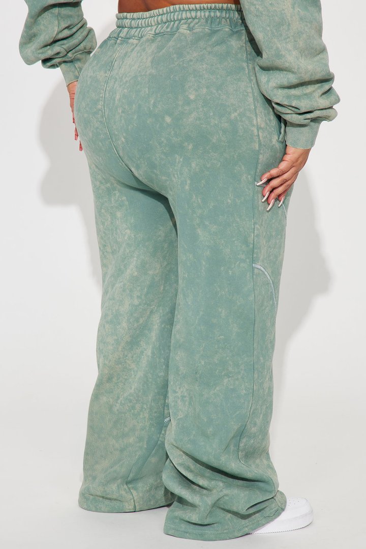 Norah Washed Lounge Pant - Sage
