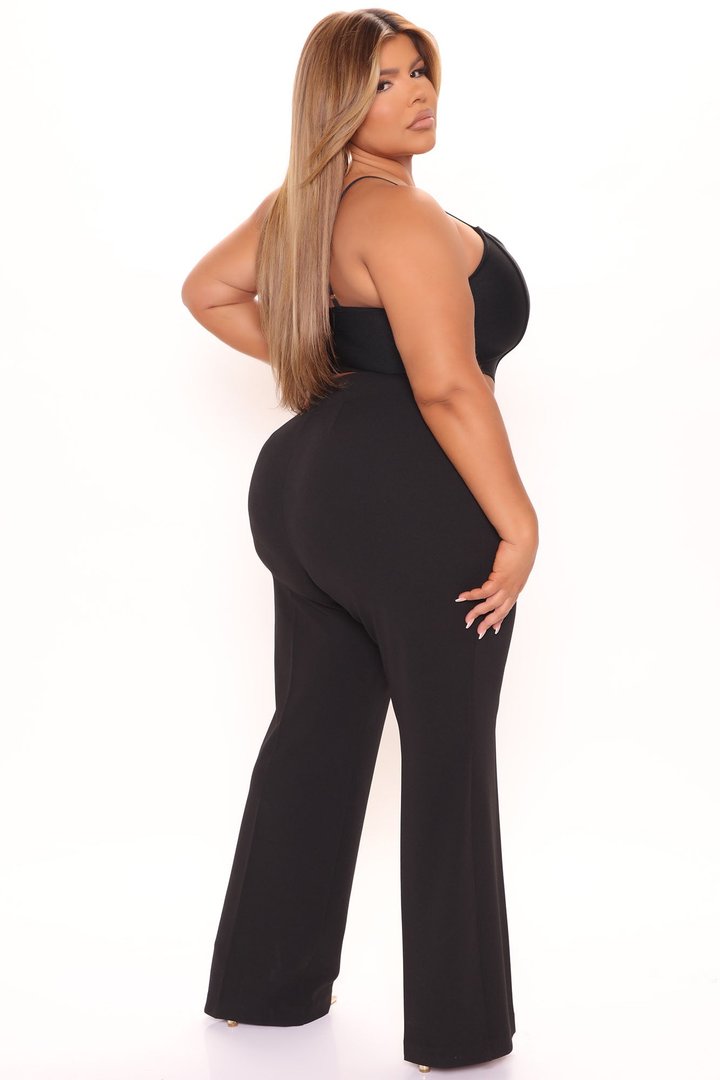 Celine Aria Wide Leg Pants - Black