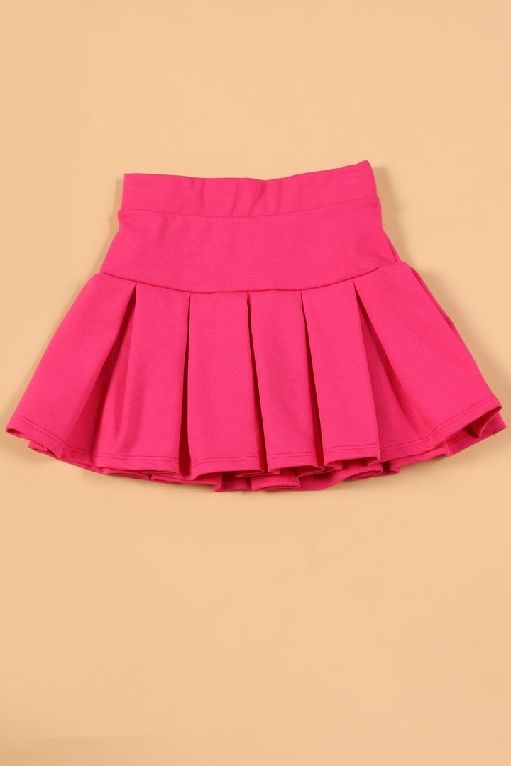 Mini Good Girl Pleated Skirt - Fuchsia