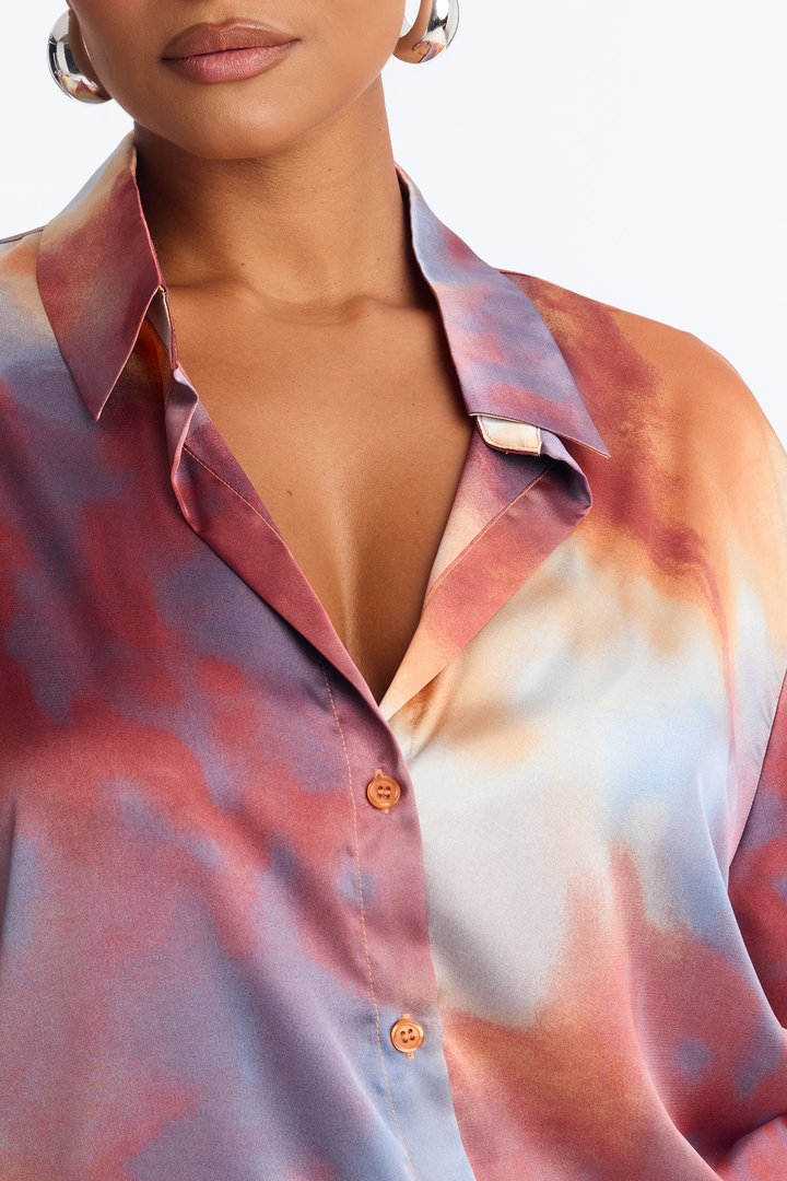 Sycamore Satin Shirt - Multi Color