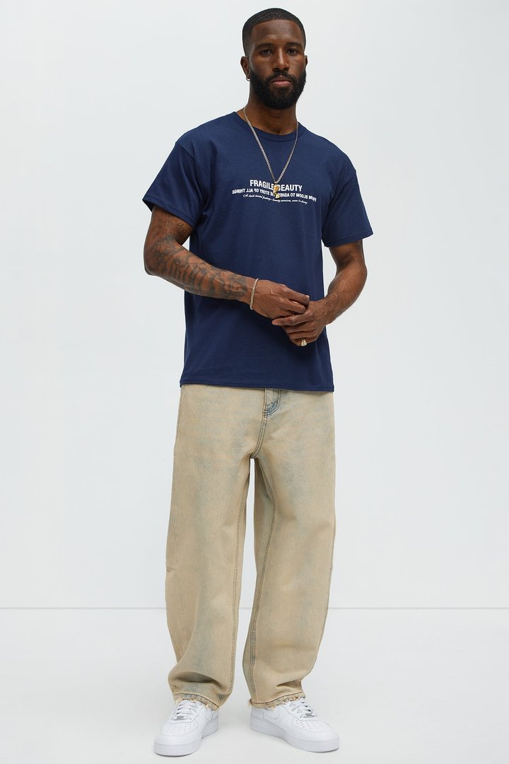 Fragile Beauty Short Sleeve Tee - Navy