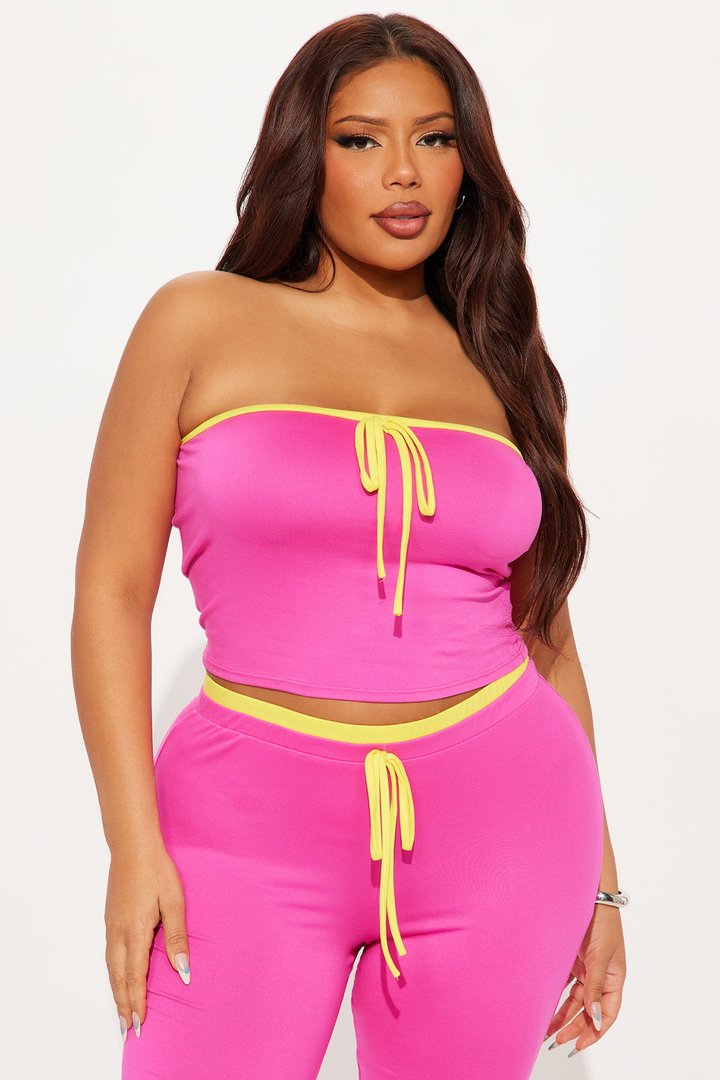 Lila Flare Pant Set - Pink