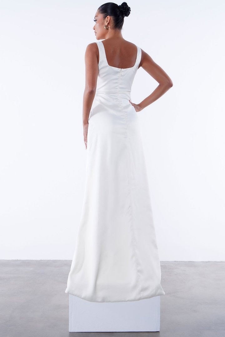 No Tiara Needed Dress - Cream