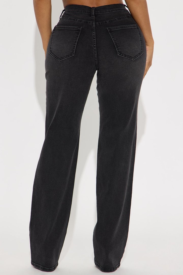Tall Nova 90s Straight Leg Jeans - Black Wash