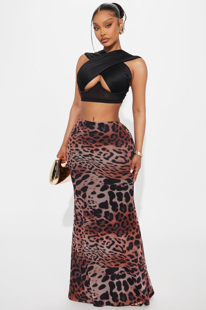 Out Of Your League Criss Cross Top - Black