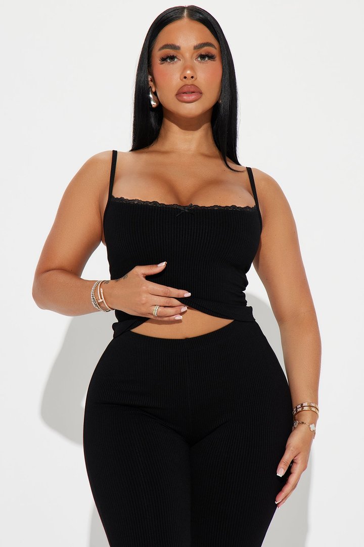 Stirling Snatched Capri Pant Set - Black