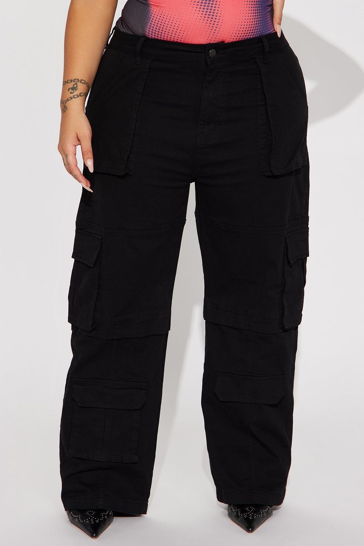 Can't Deny Cargo Pant - Black