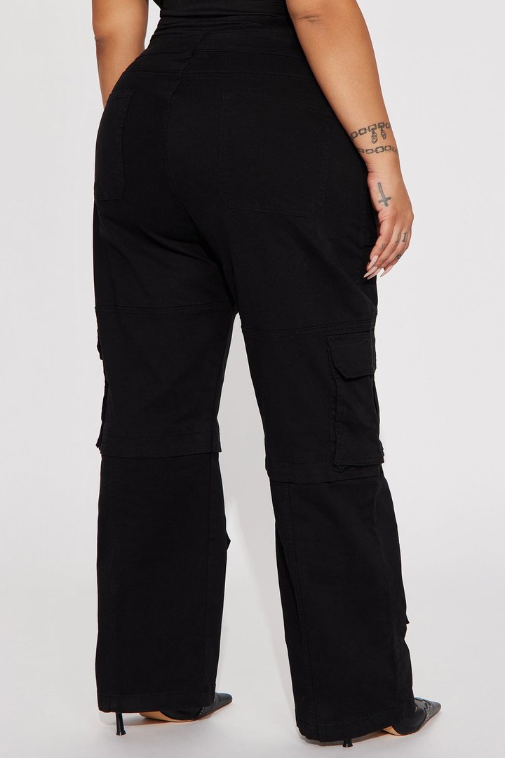 Can't Deny Cargo Pant - Black
