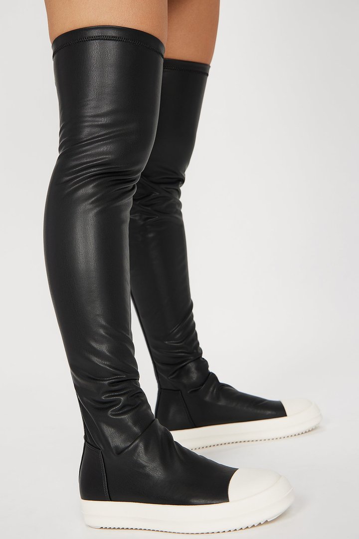 Loren Over The Knee Boots - Black