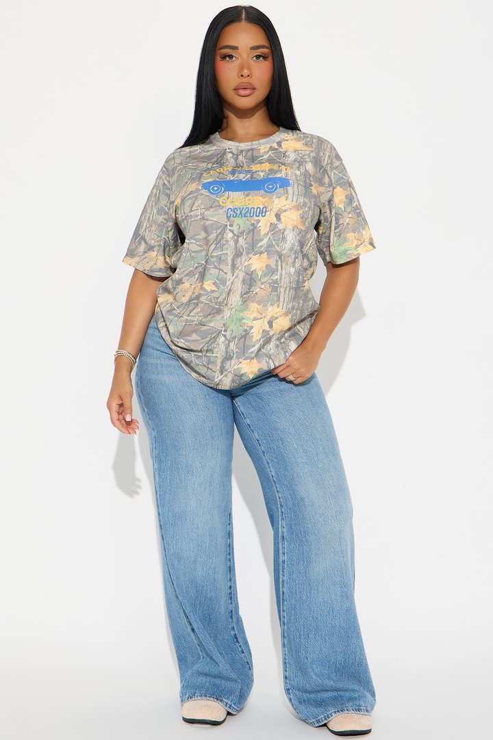 Shelby Cobra Camo Oversized Tee - Camouflage
