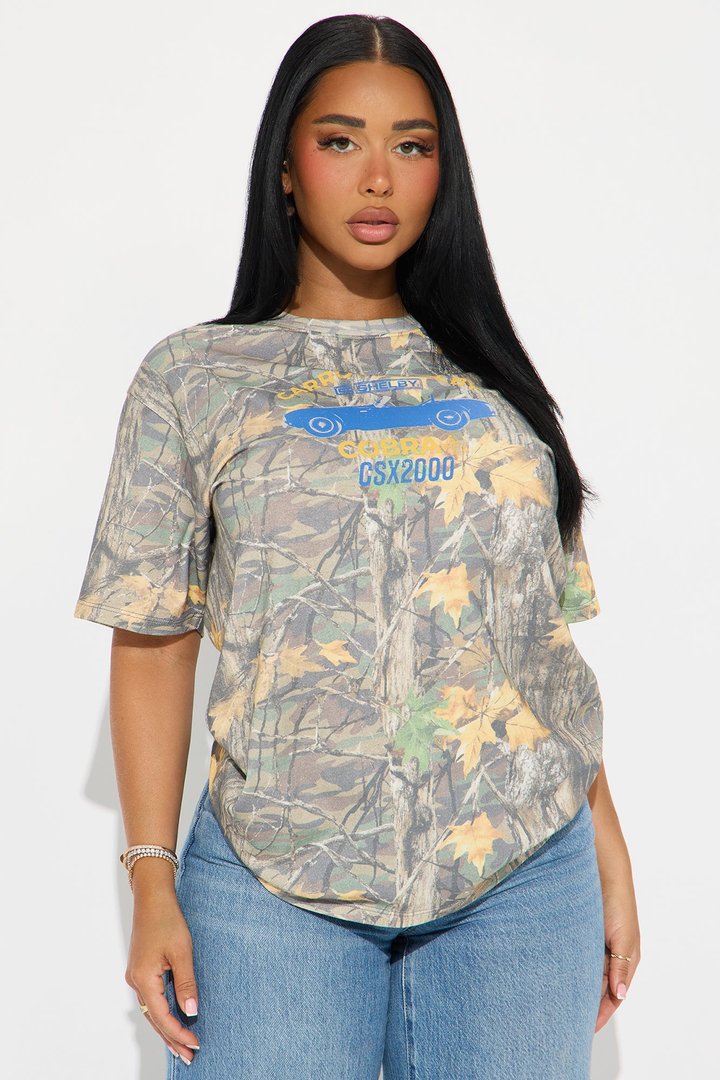 Shelby Cobra Camo Oversized Tee - Camouflage