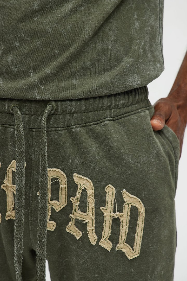 Self Paid Sweatshorts - Olive