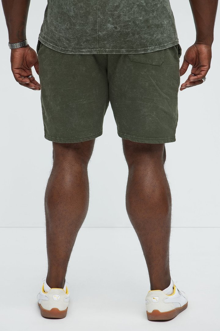 Self Paid Sweatshorts - Olive