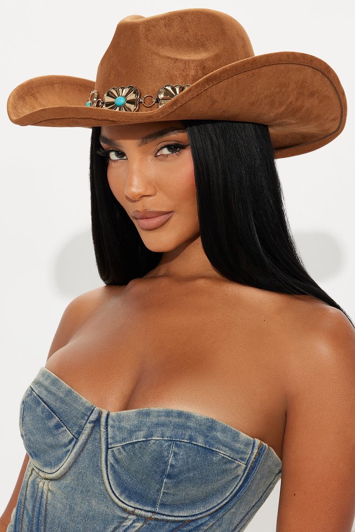 Sky's The Limit Cowboy Hat - Brown
