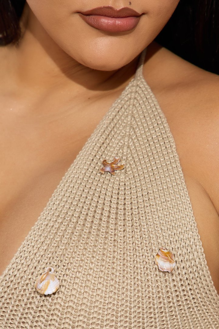Seashell Dreams Crochet Top - Natural