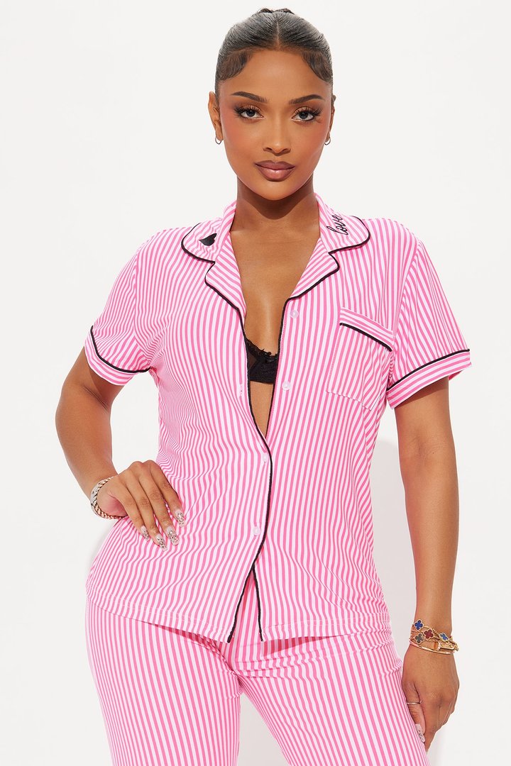 Dreaming Of A Cutie PJ Pant Set - Pink
