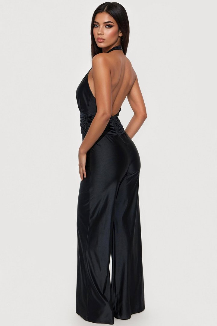 Places To Be Jumpsuit - Black