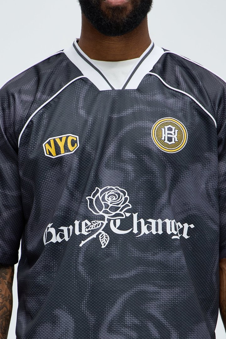 Game Changer Jersey Tee - Black