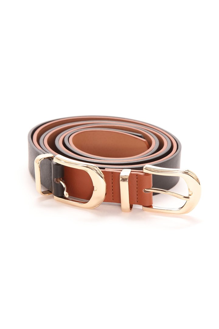 Back To Basic Belt Set - Black/Tan