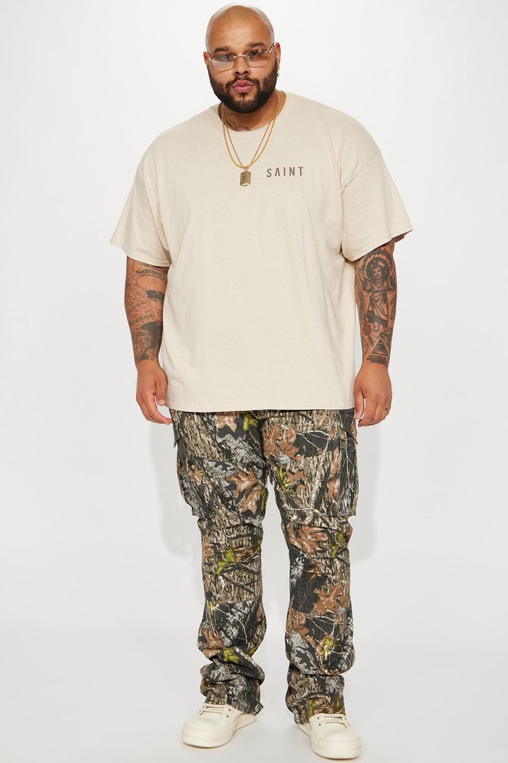 Moments Stolen Slim Cargo Pants - Green/combo