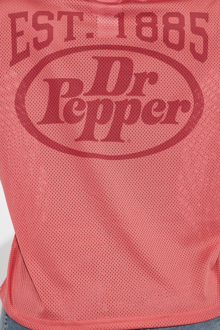 Dr Pepper Jersey Tee - Red