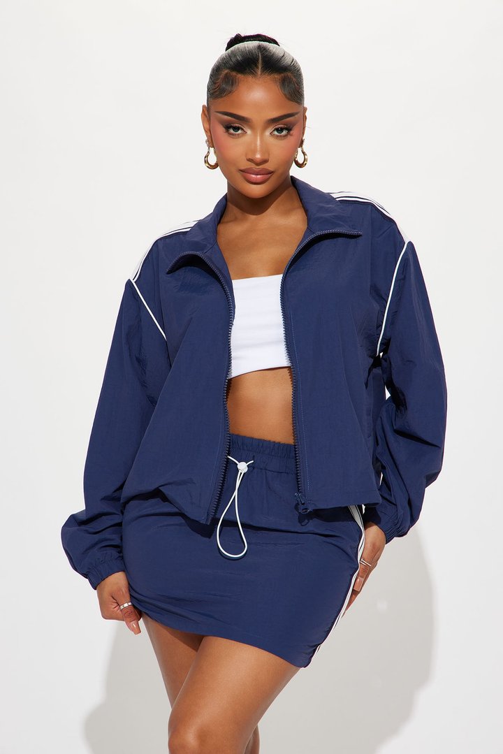 Tennis Court Ready Skirt Set - Navy