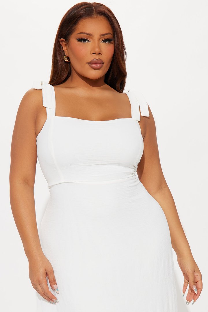 Shana Airflow Maxi Dress - White