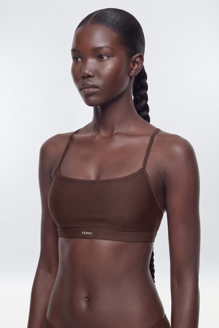 AirSculpt™ X Back Sports Bra - Brown