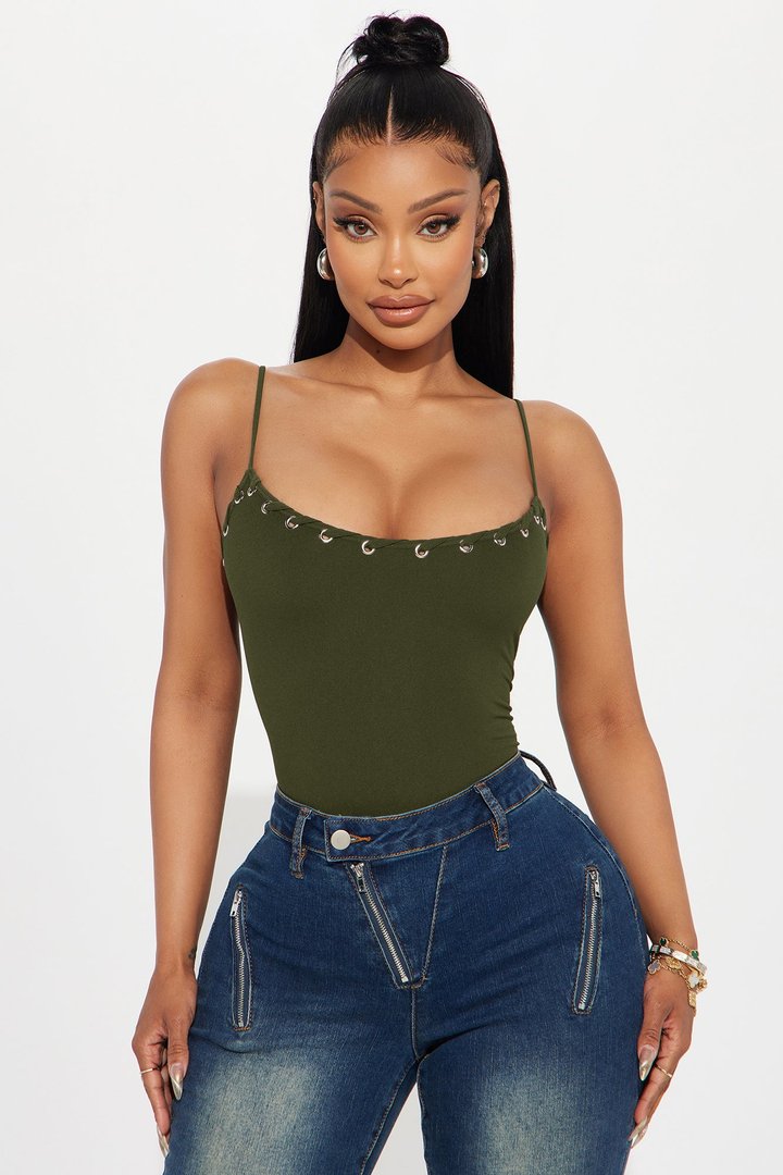 Tamara Seamless Bodysuit - Olive