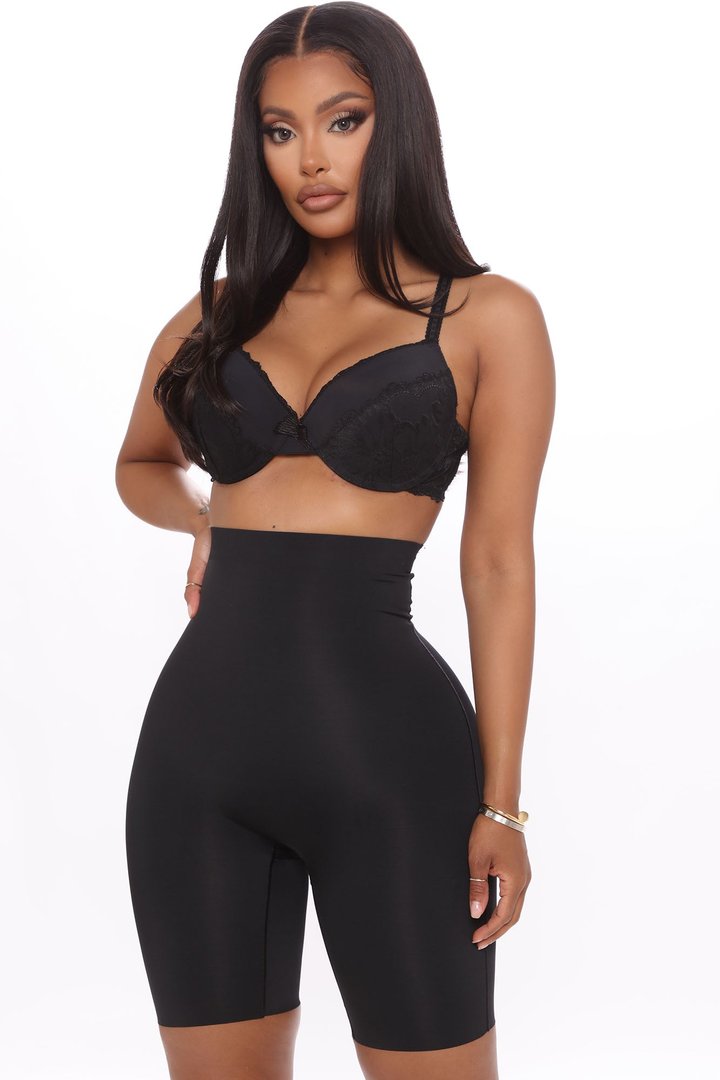 Look Back At Me Shaping Shorts - Black