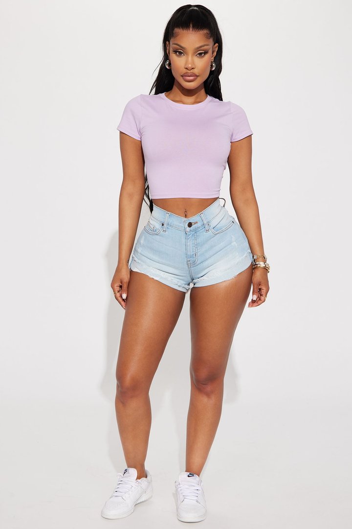 Robin Crop Top - Lavender