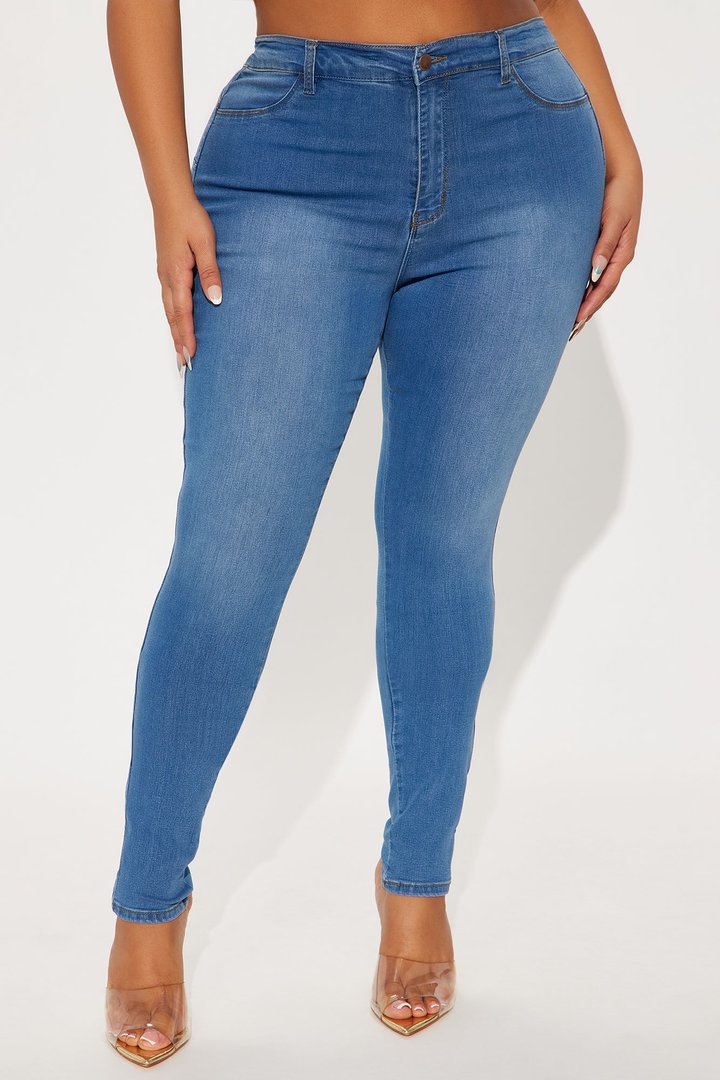 Tall Classic Beauty Booty Lifter Skinny Jeans - Medium Blue Wash