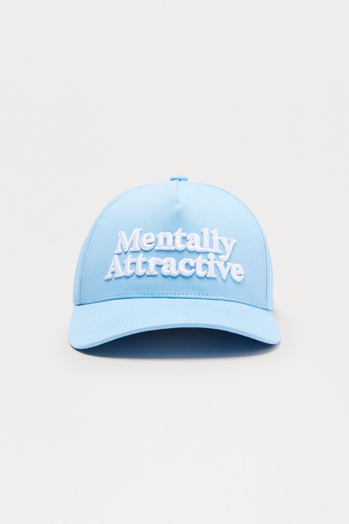 Mentally Attractive Snapback Hat - Light Blue