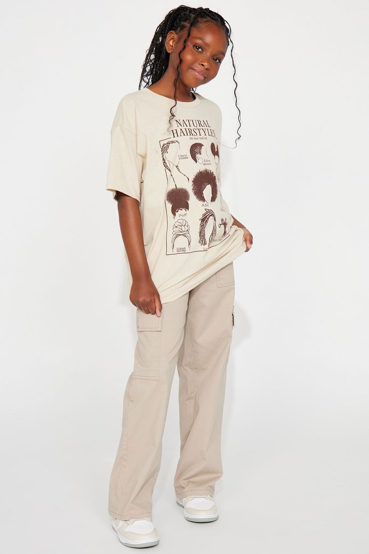 Mini Make It Worth It Straight Leg Uniform Cargo - Khaki