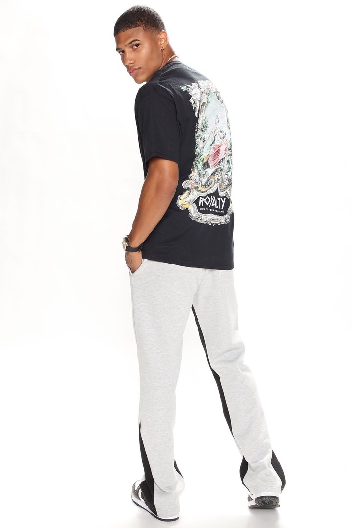 Tayson Flared Sweatpants - Grey