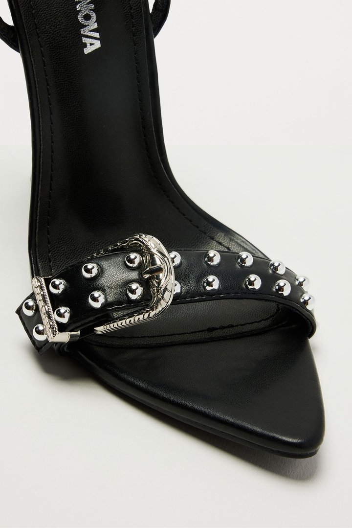 Read My Lips Heels - Black