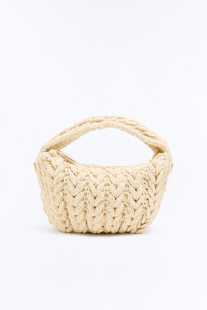 Knit Dreams Crochet Bag - Ivory