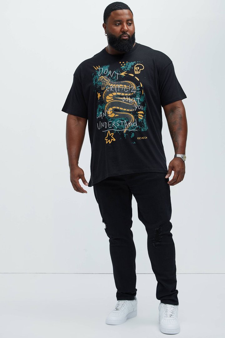 Take No L's Skinny Jean - Black