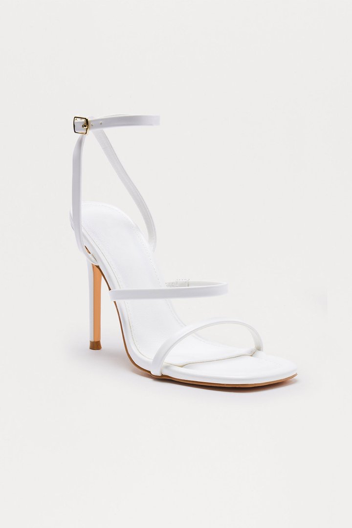 Kettner Heeled Sandals - White